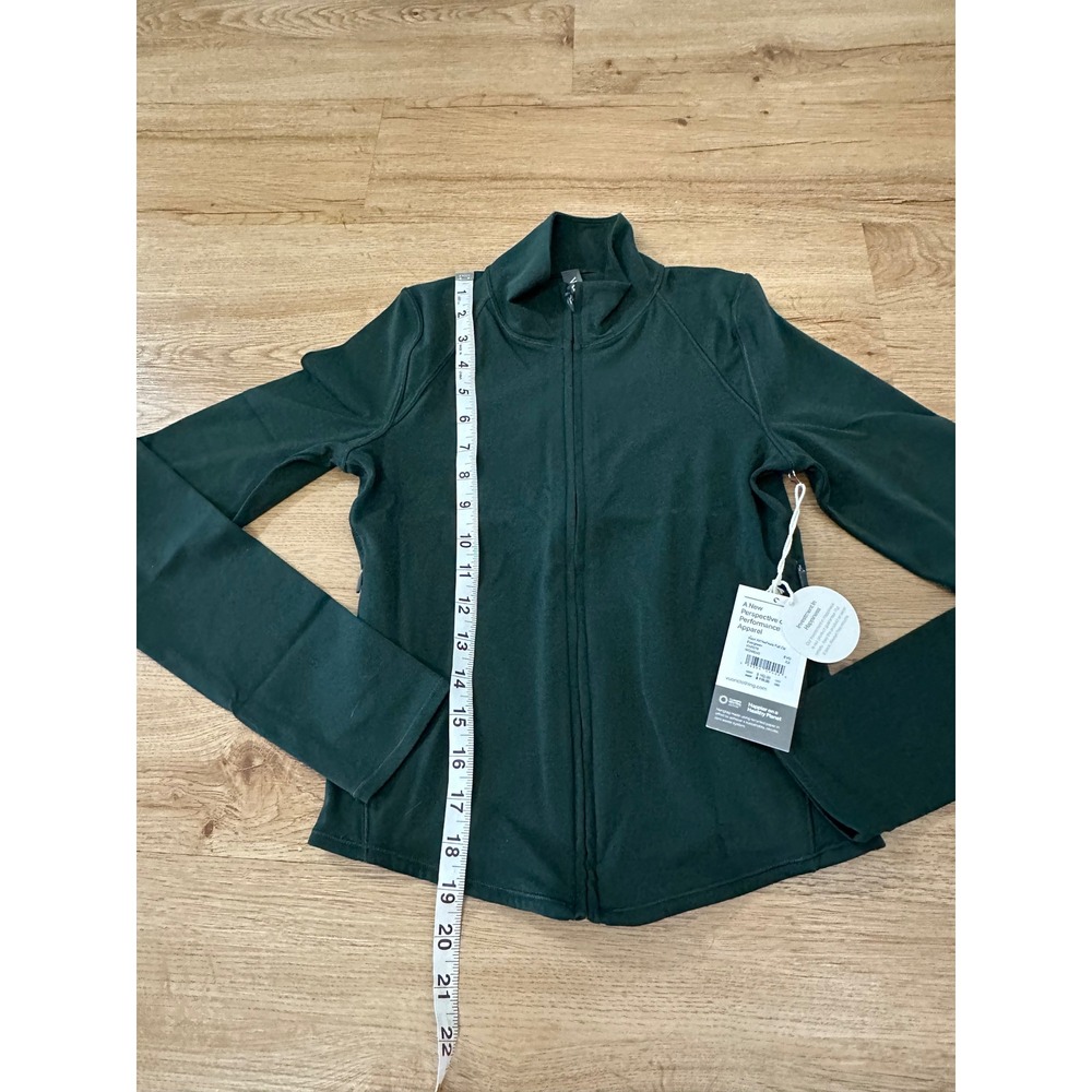 Vuori AllTheFeels Full Zip Jacket Women XS Evergreen Green NWT $118 VW5076 - Picture 3 of 6
